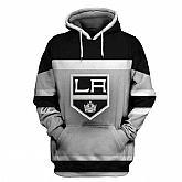 LA Kings Gray All Stitched Hooded Sweatshirt,baseball caps,new era cap wholesale,wholesale hats